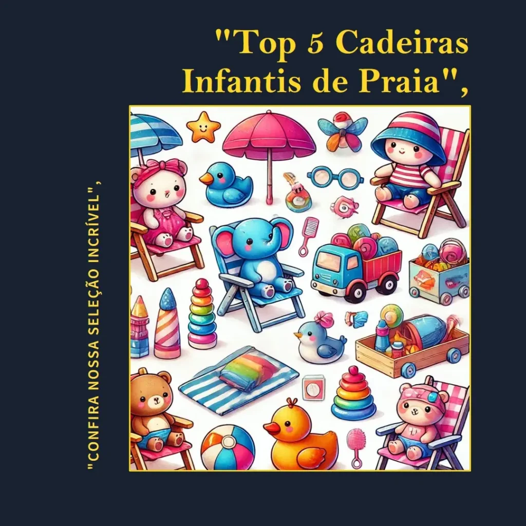 Top 5  cadeira infantil de praia