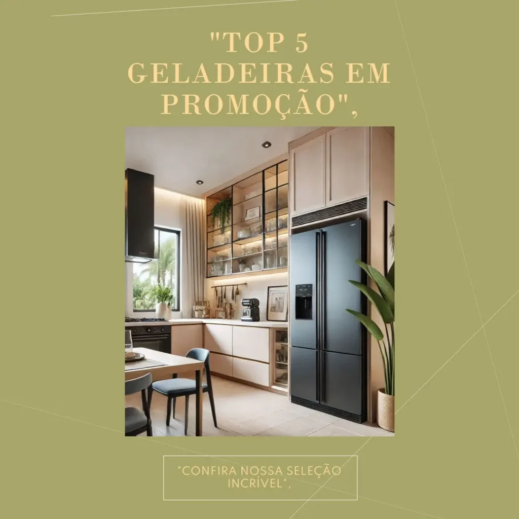 Top 5  geladeira em promocao