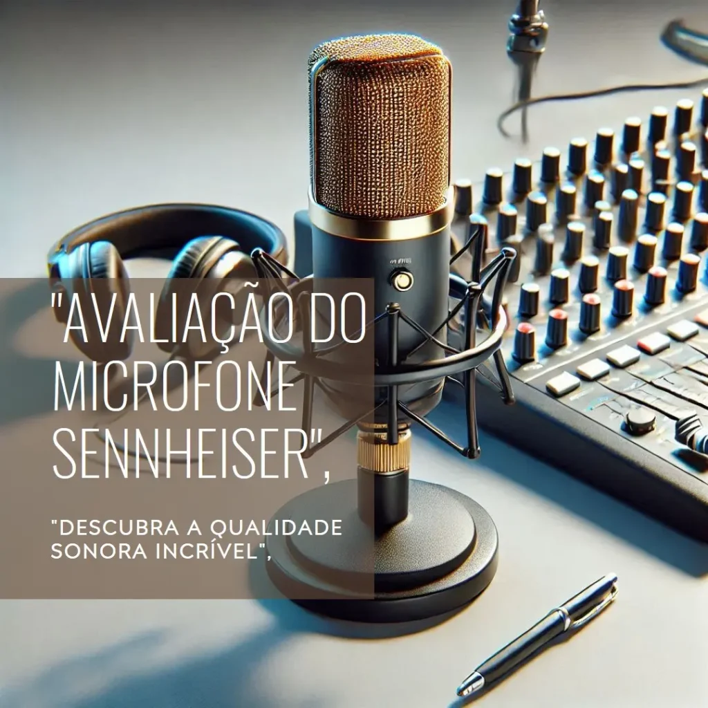 Microfone sem Fio Sennheiser XSW1-835A: Desempenho e Qualidade Profissional