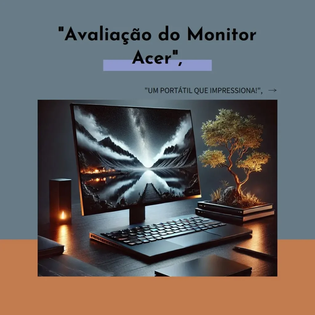 Monitor Acer Portátil Ultrafino PD163Q com Tela Dupla e USB-C