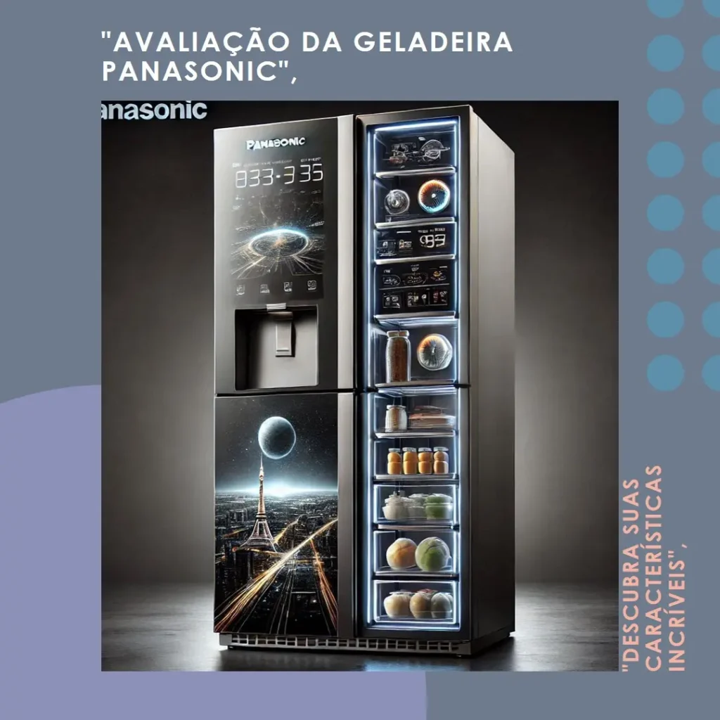 Geladeira Panasonic A+++ Frost Free 387L – Tecnologia, Economia e Estilo