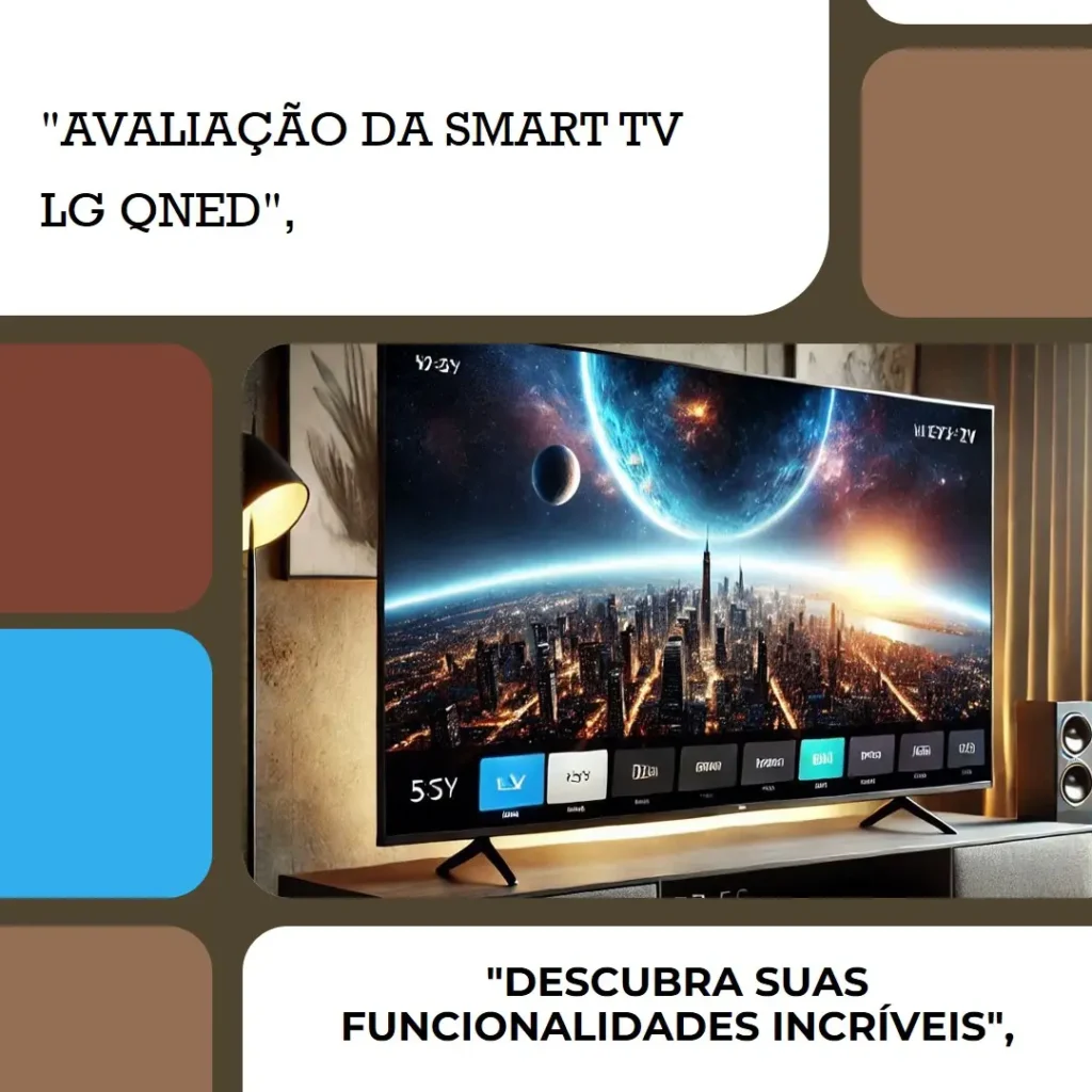 Smart TV 4K 55" LG QNED 55QNED80T: Tecnologia de ponta para sua casa