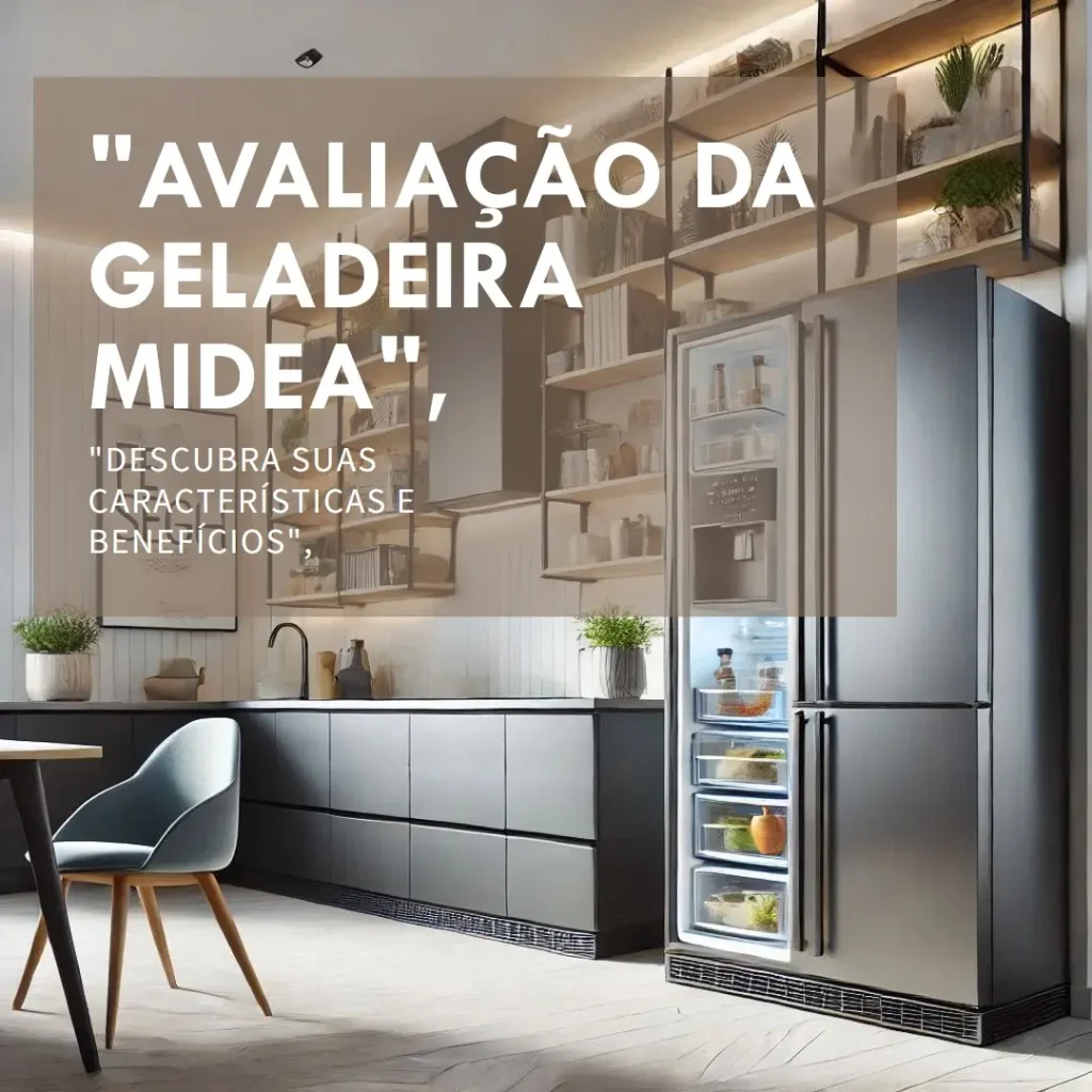 Geladeira Midea MD-RT580MTA Frost Free 411L - Inovação e Conforto na Sua Cozinha