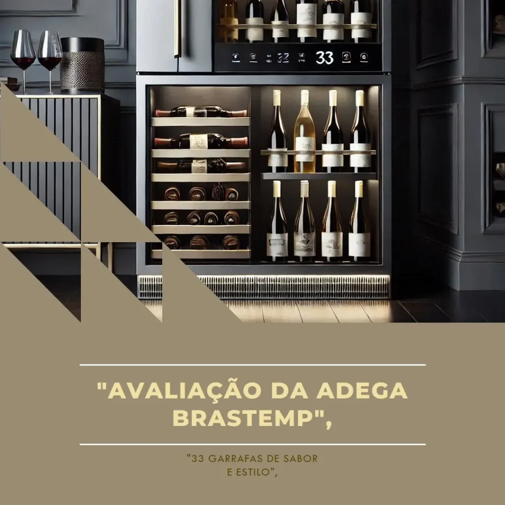 Adega Brastemp Dual Zone 33 Garrafas - BZB33BE: Praticidade e Estilo no Armazenamento de Vinhos