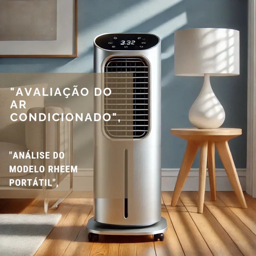 Ar Condicionado Portátil Rheem 12000 BTUs, Quente e Frio, 220V