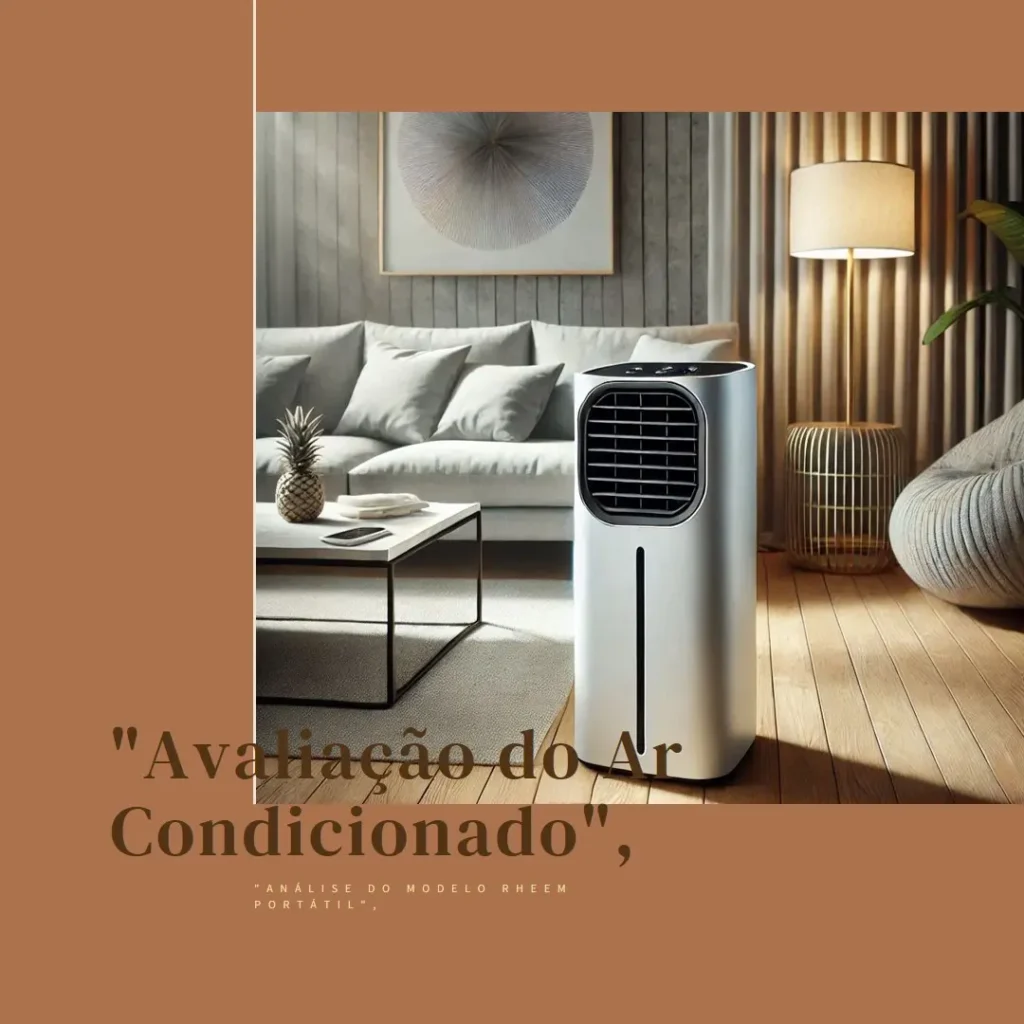 Ar Condicionado Portátil Rheem 12000 BTUs Quente e Frio 220V