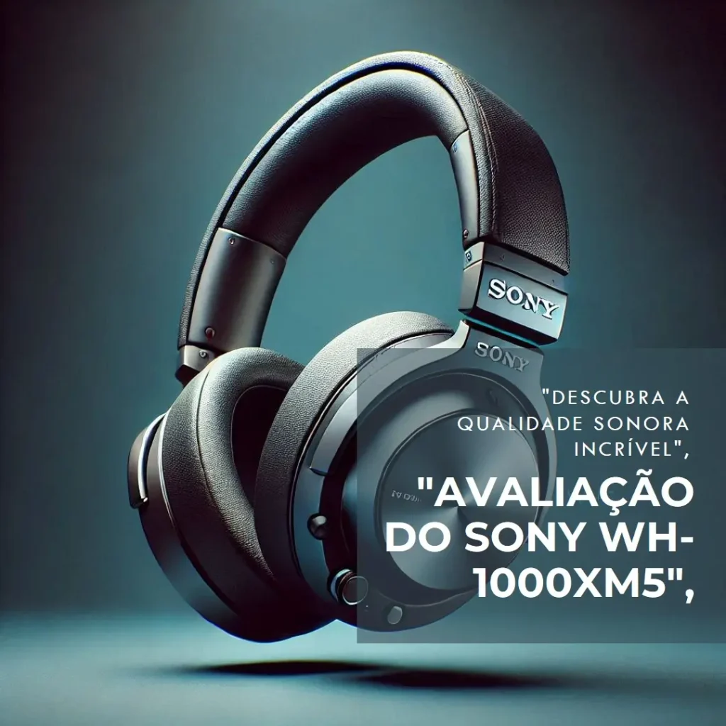 Sony WH-1000XM5: Fones com Cancelamento de Ruído e Bateria de 30h