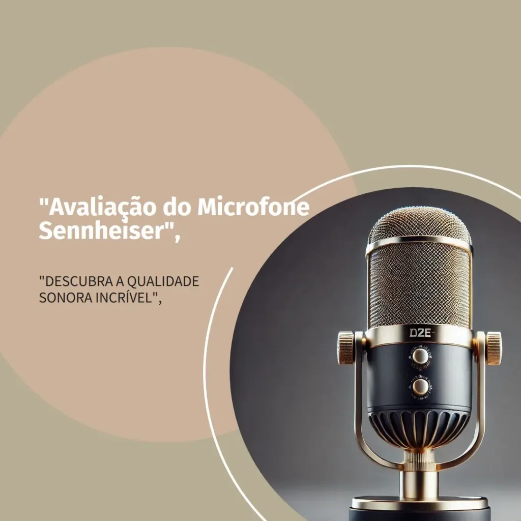 Microfone sem Fio XSW1-825-A, Sennheiser: Alta Qualidade para Profissionais