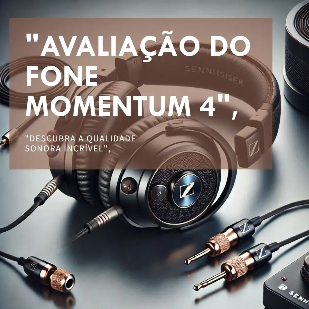Sennheiser Momentum 4: Áudio Premium com Cancelamento de Ruído