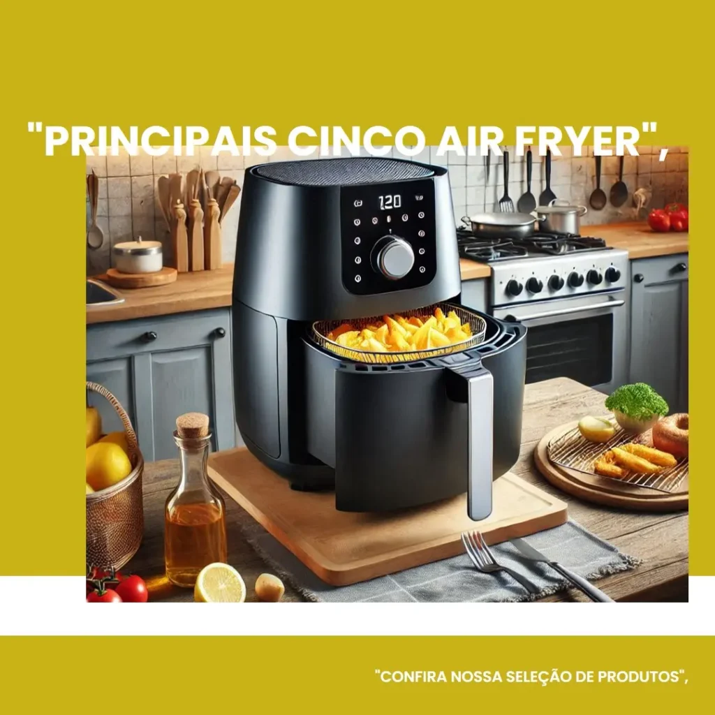 Principais Cinco  air fryer Mondial 5 litros