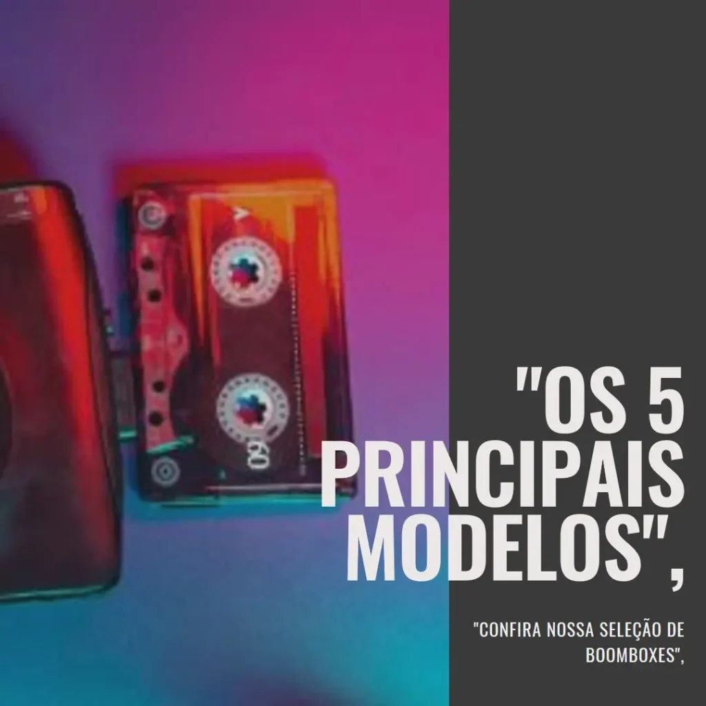 Os 5 Principais Modelos de  Boombox wifi