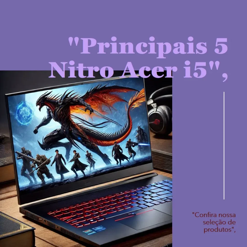 Principais 5  Nitro Acer i5