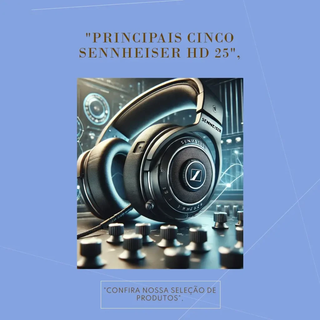 Principais Cinco  Sennheiser hd 25 plus