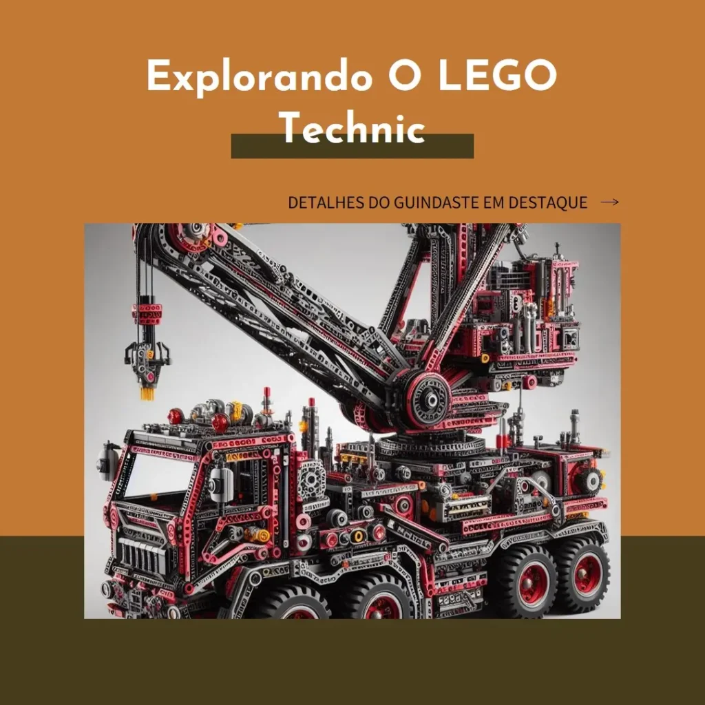 LEGO® Technic Movimentação de Materiais: Kit de Construção de Guindaste (835 Peças)