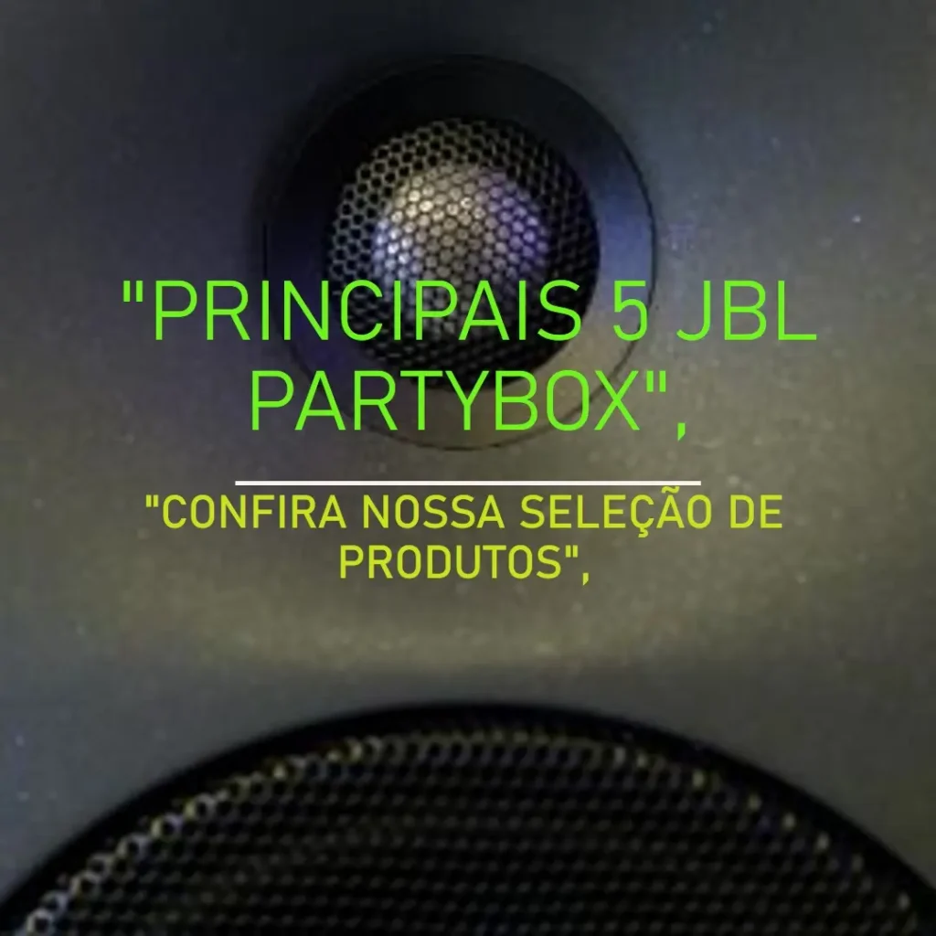 Principais 5  JBL partybox ultimate 1100w