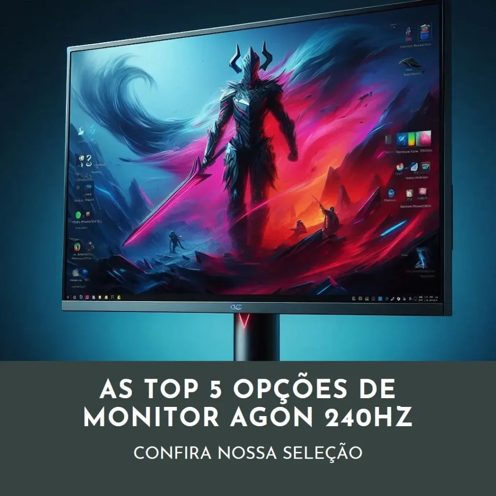 Top 5 Opções de monitor Agon 240hz