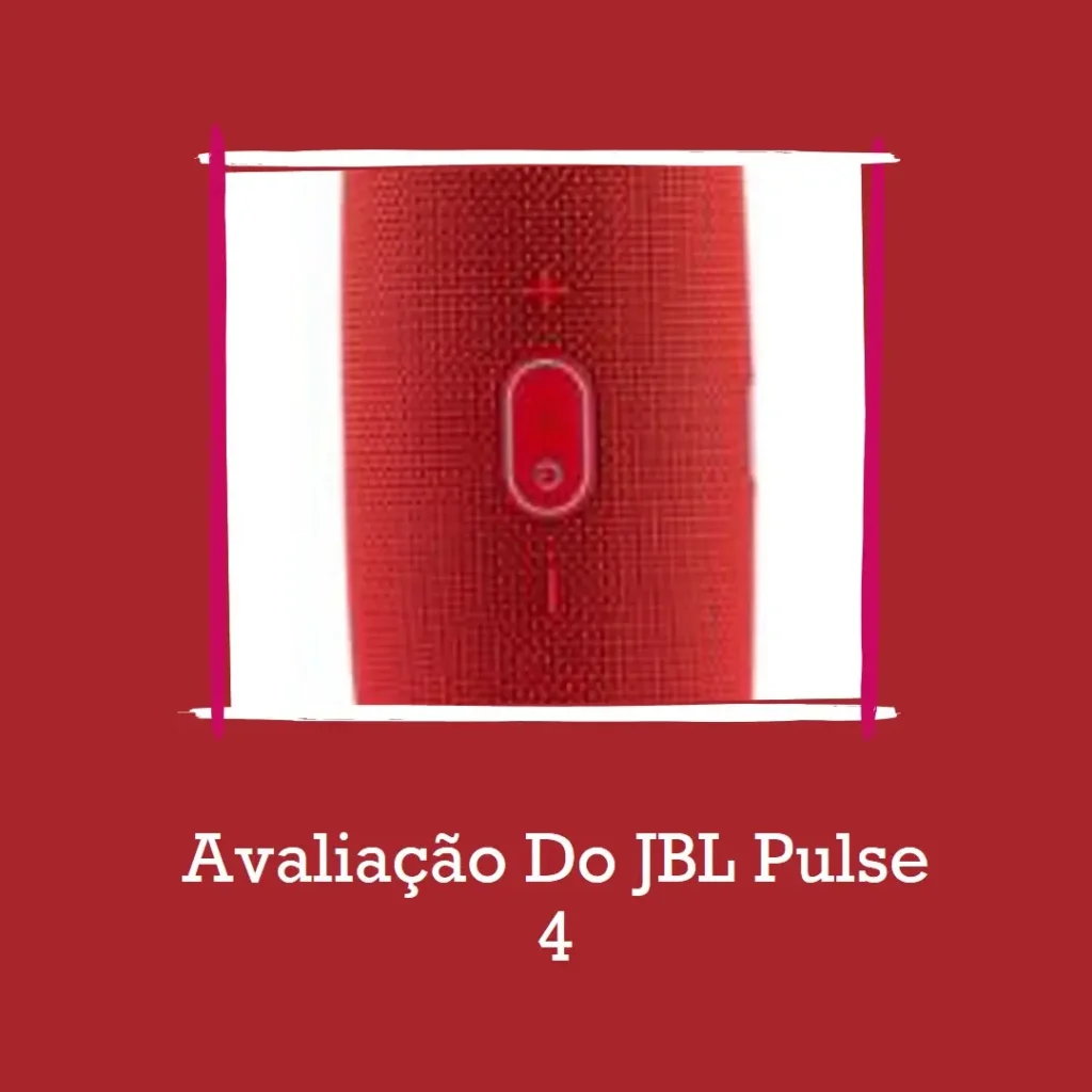 JBL Pulse 4: Alto-falante Bluetooth à prova d'água com LED 360º e Estojo EVA