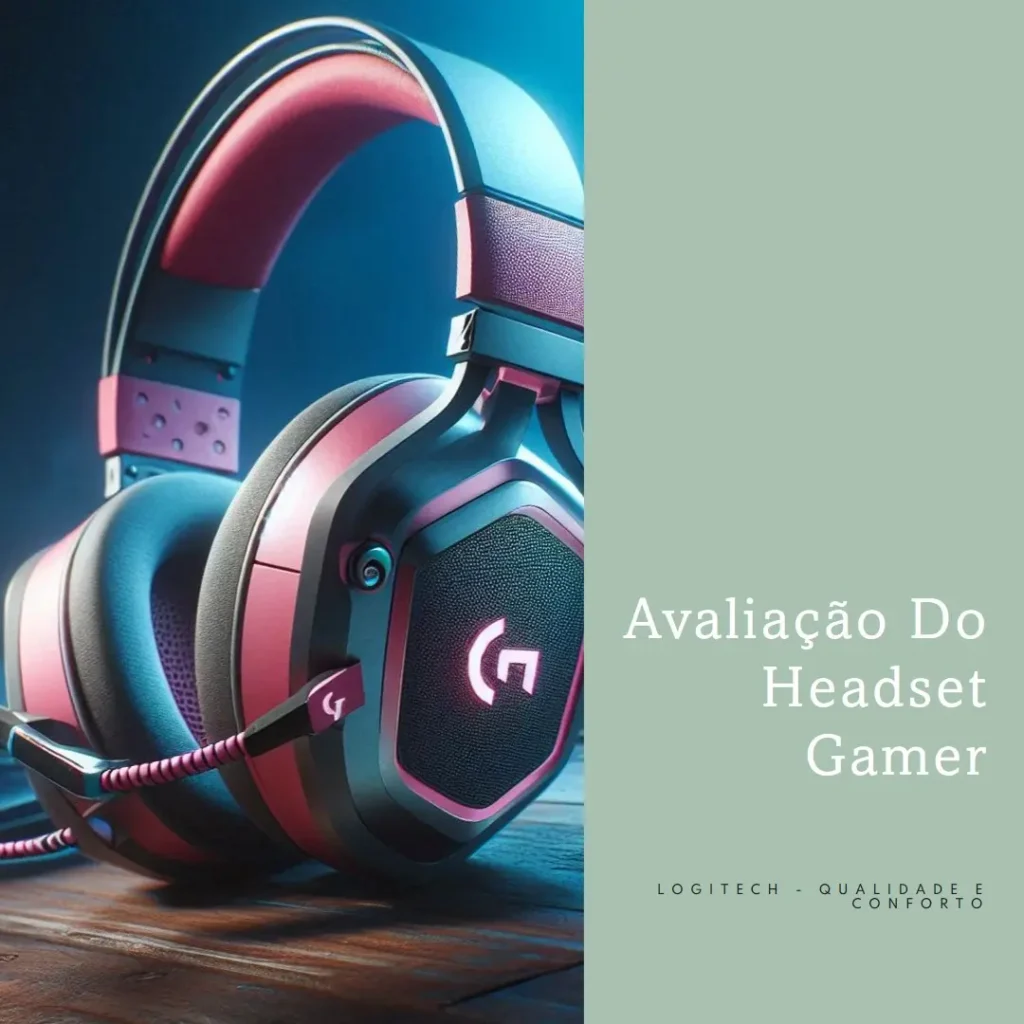 Headset Gamer Logitech G PRO com Drivers PRO-G 50mm e Conforto