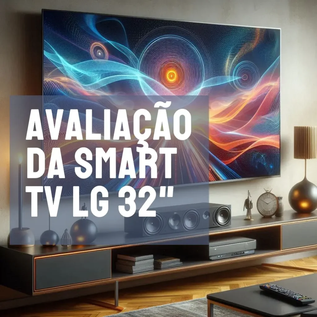 Smart TV 32" LG HD 32LR600B: Processador α5, Alexa e Controle Magic