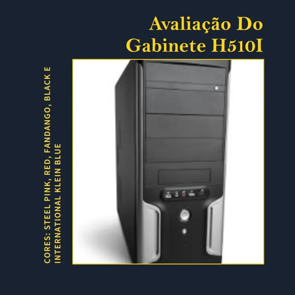 Gabinete H510I Matte Black - Ca-H510I-B1, Nzxt: Compacto e Funcional