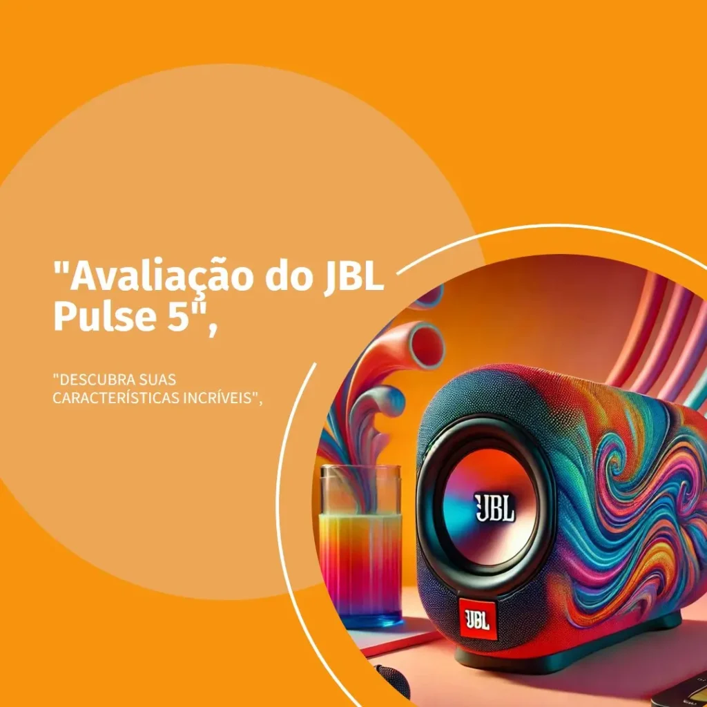 JBL Pulse 5: Alto-falante Bluetooth com Luzes e Som Imersivo