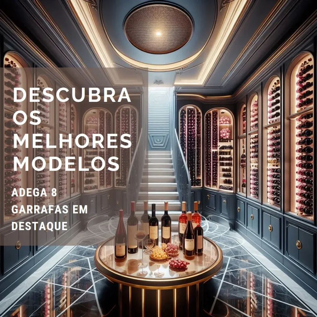 Cinco Melhores Modelos de  adega 8 garrafas