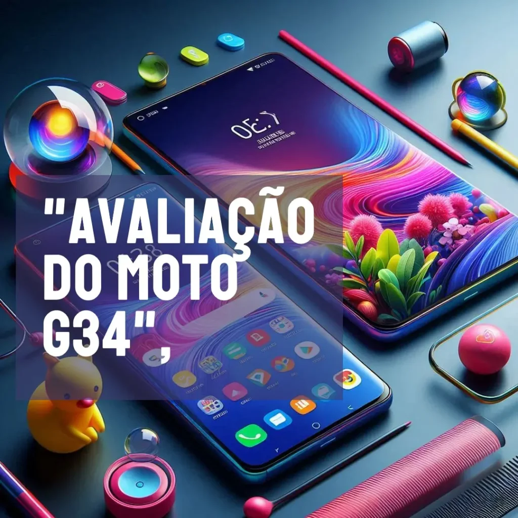 Smartphone Motorola Moto G34 5G 256GB com 16GB de RAM Boost