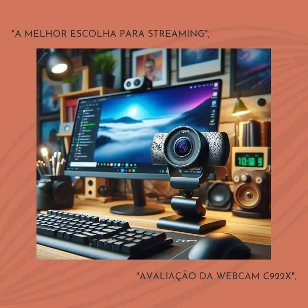 Logitech Webcam C922x Pro Stream – Câmera Full HD 1080p