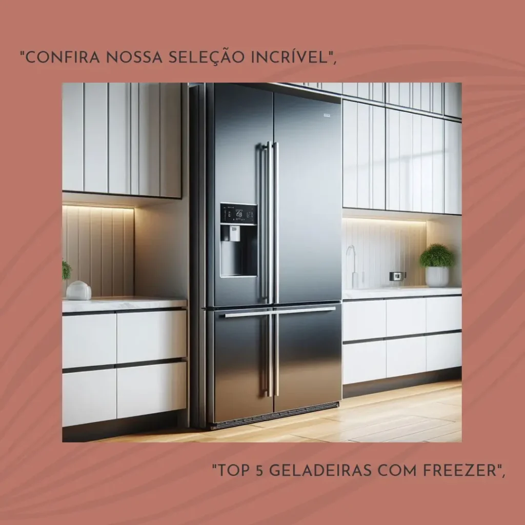 Top 5  geladeira com freezer grande