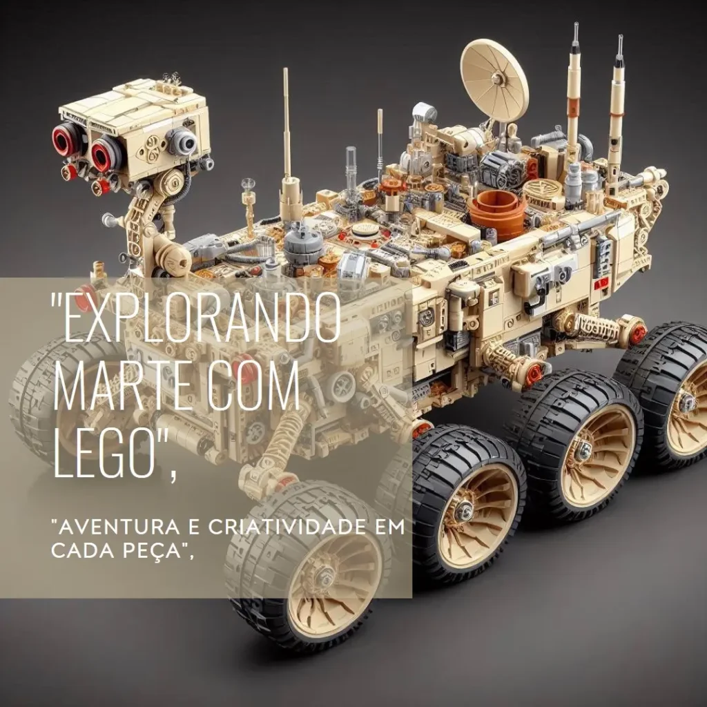 LEGO 42158 Technic NASA Mars Rover Perseverance – Jogo Espacial com App AR