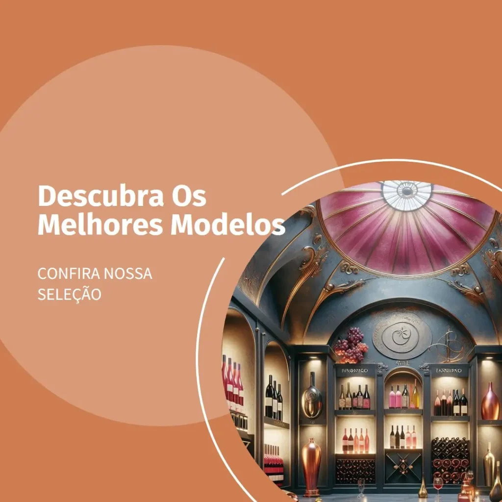 5 Melhores Modelos de  adega de vinhos