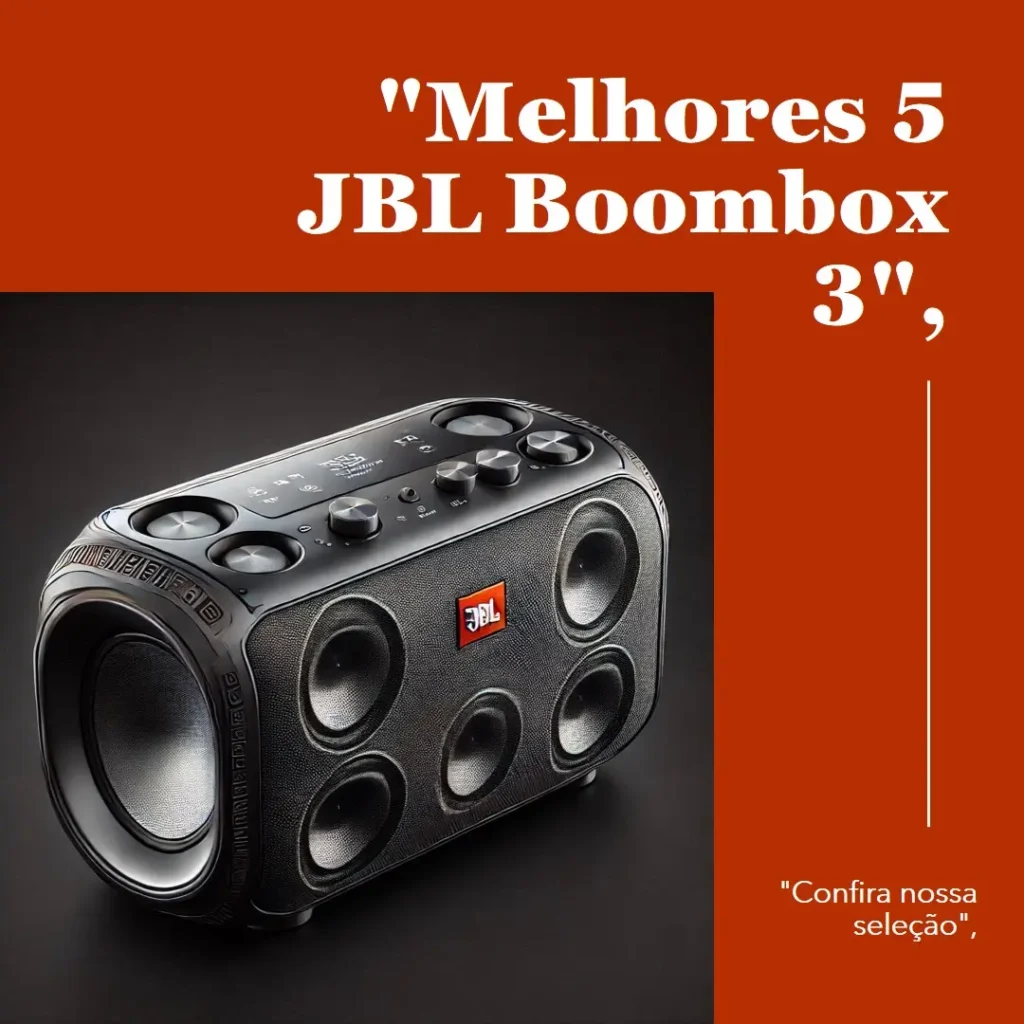 Melhores 5  JBL boombox 3 original