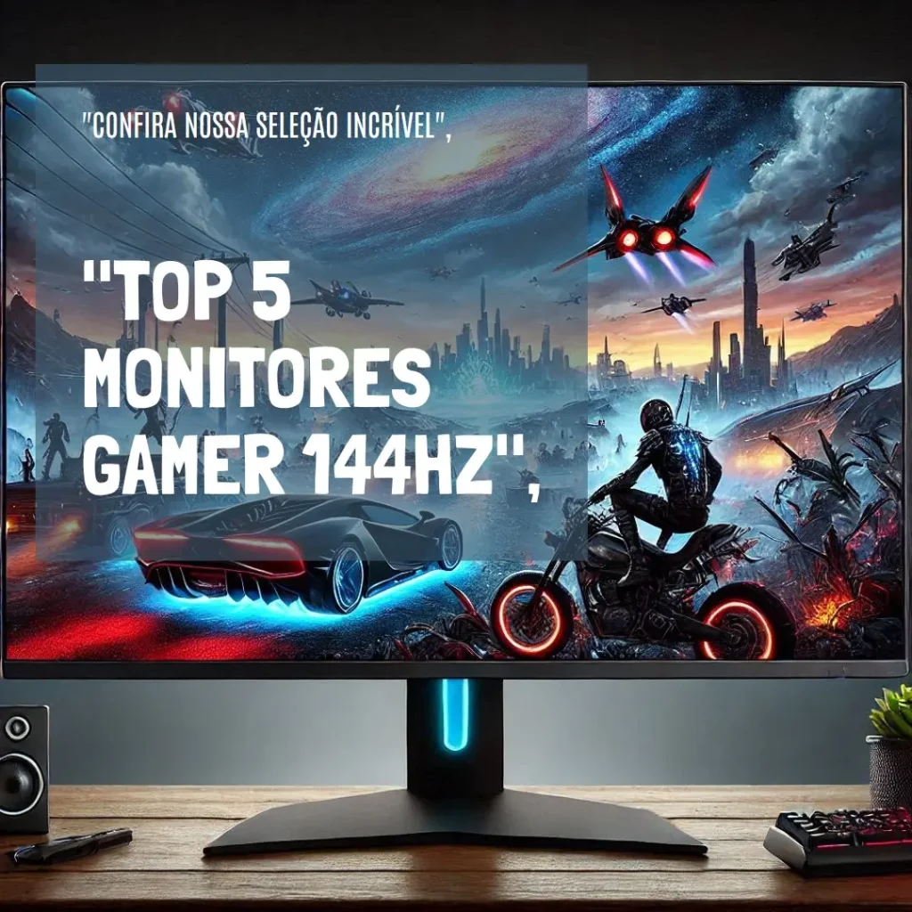 Top 5 Opções de  monitor gamer 144hz