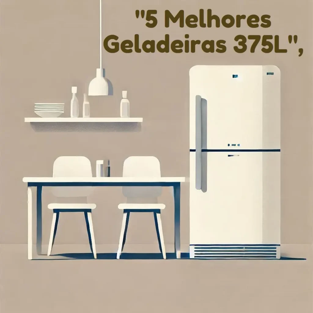 5 Melhores Modelos de  geladeira 375 litros