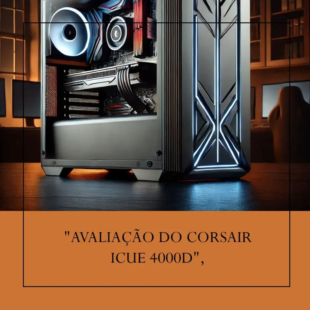 Gabinete Gamer Corsair iCUE 4000D RGB AIRFLOW: Desempenho e Estilo em um Só Produto