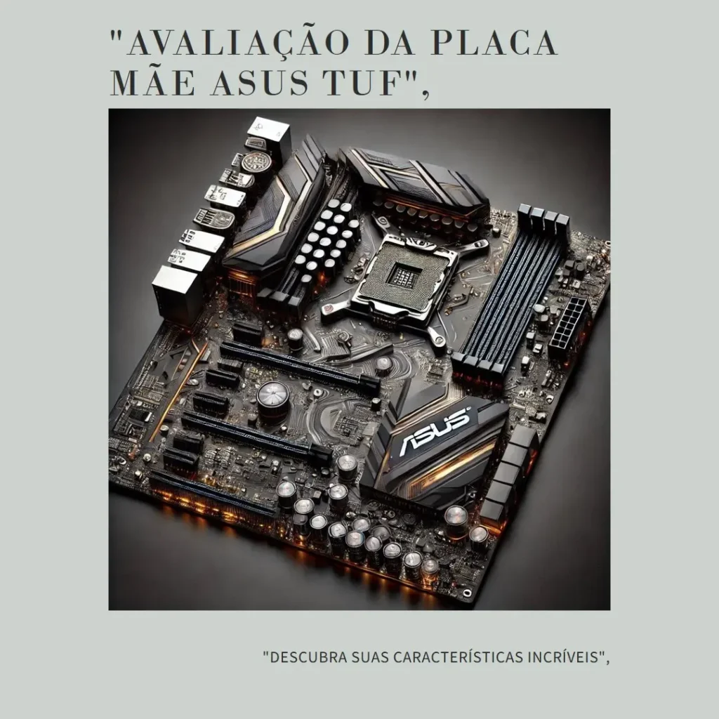 Placa Mãe Asus TUF GAMING B550M-PLUS AM4 DDR4 mATX - Desempenho e Qualidade