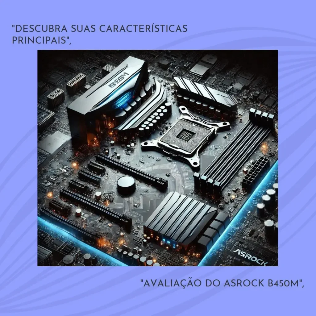 Placa Mãe ASRock B450M Steel Legend: AM4, USB 3.1, Type-C e mais!