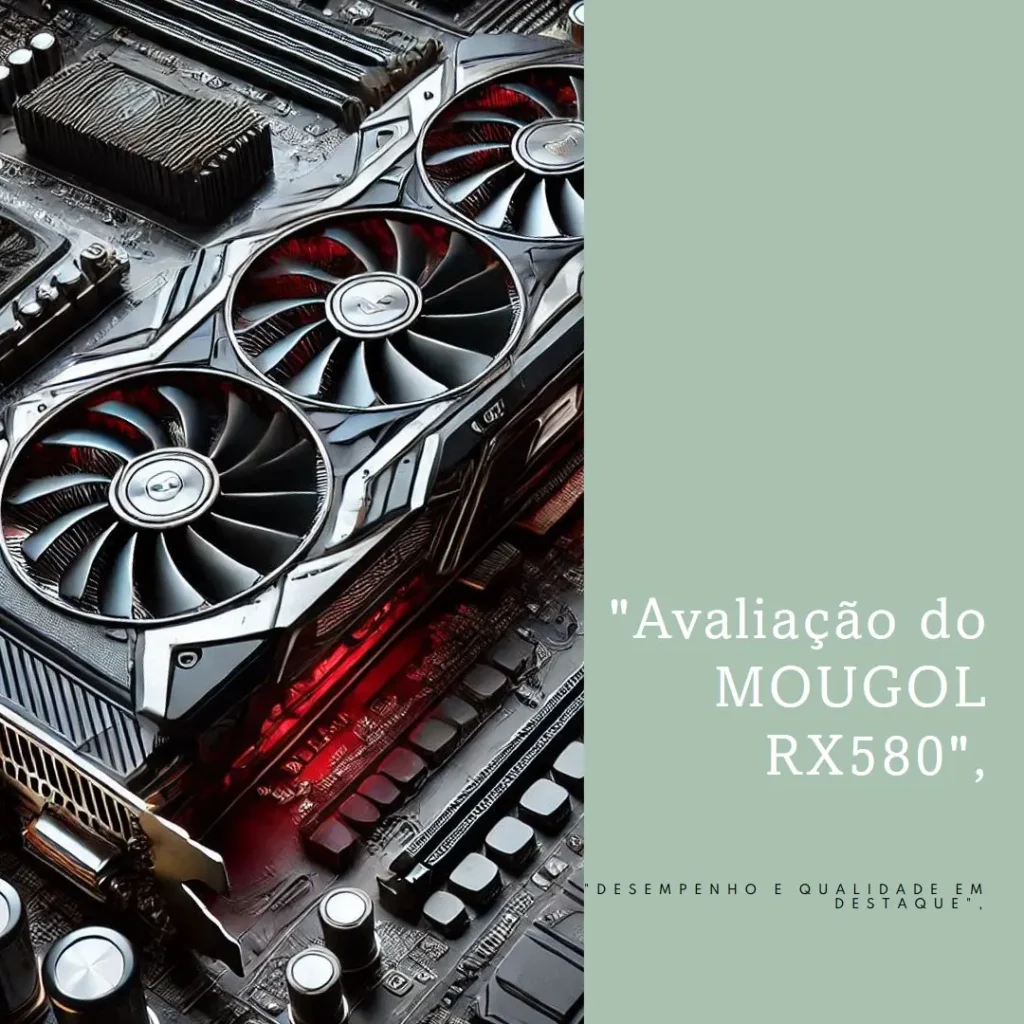MOUGOL Placa de Vídeo AMD Radeon RX580 8GB GDDR5 – Para Jogos de PC