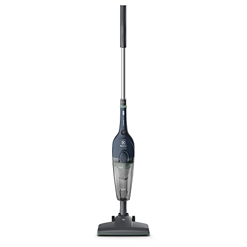 Aspirador pó vertical com fio portátil de mão 2 em 1 1450W cabo 5m capacidade 1,6L filtro HEPA Electrolux STK14 Azul Denim 127v