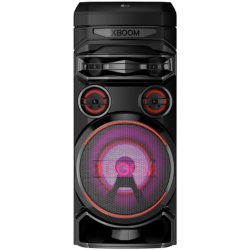 CAIXA ACÚSTICA LG XBOOM RNC7 - MULTI BLUETOOTH, GRAVES POTENTES, ENTRADA DE MICROFONE E GUITARRA