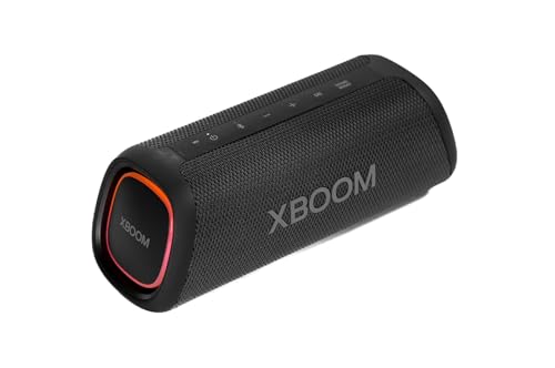 Caixa de Som Bluetooth LG Xboom Go XG5S - Bateria 18H, 20W RMS, Iluminação de Estúdio, IP67, Track Woofer de Fibra de Carbono