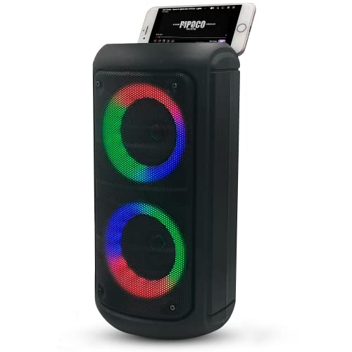 Caixa De Som Bluetooth Potente Caixinha De Som Musica Amplificada Led Portátil Usb Mp3 Caixa de Som Grande Graves Agudos Precisos Festas e Eventos