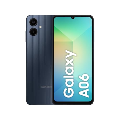 Celular Samsung Galaxy A06, 128GB, 4GB RAM, Tela 6.7", Câm. Traseira 50+2MP, Frontal 8MP (Azul Escuro)