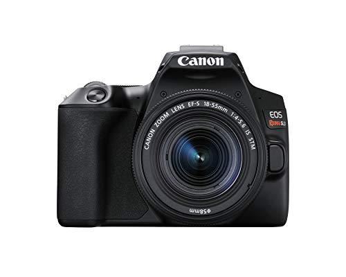 Câmera Canon SL3 DSLR com 24.1MP, 3", Gravação em Full HD - EF-S 18-55MM, Compacto