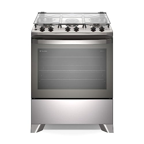 Fogão Electrolux 5 bocas Efficient com PerfectCook Cinza FE5IC