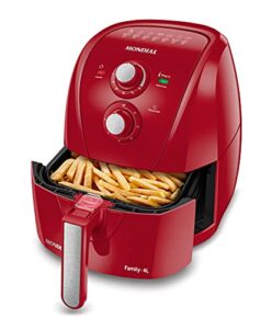 Fritadeira Sem Óleo Air Fryer 4L, Mondial, Vermelho, 1500W, 110V - AFN-40-FR