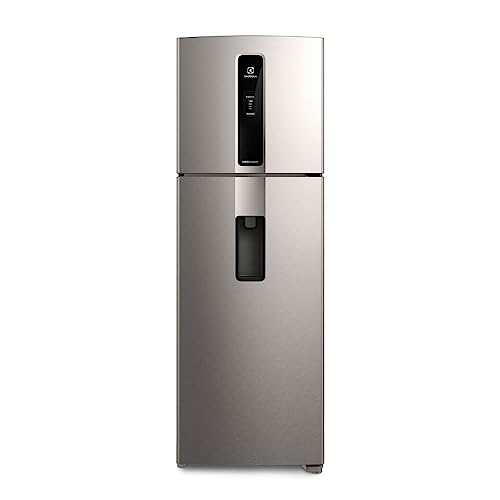 Geladeira Electrolux Frost Free Duplex Efficient com Autosense Inox Look 389L (IW43S) 127V