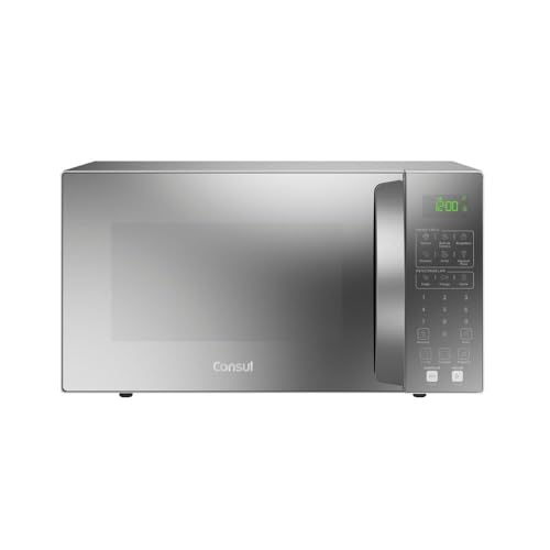 Micro-ondas Consul 32 Litros cor cinza espelhado com Menu Fácil - CMS46AR 110V