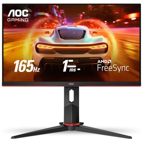 Monitor Gamer AOC Hero 24" 165Hz 1ms Ajuste de Altura 24G2S/BK