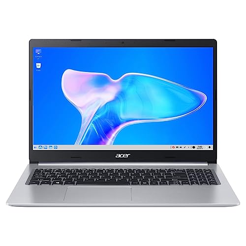 Notebook Acer Aspire5 A515-45-R36L AMD Ryzen7 5700U 12GB RAM (AMD Radeon) 512GB SSD 15.6” LED IPS Full HD Prata Teclado numérico Independente Linux Gutta